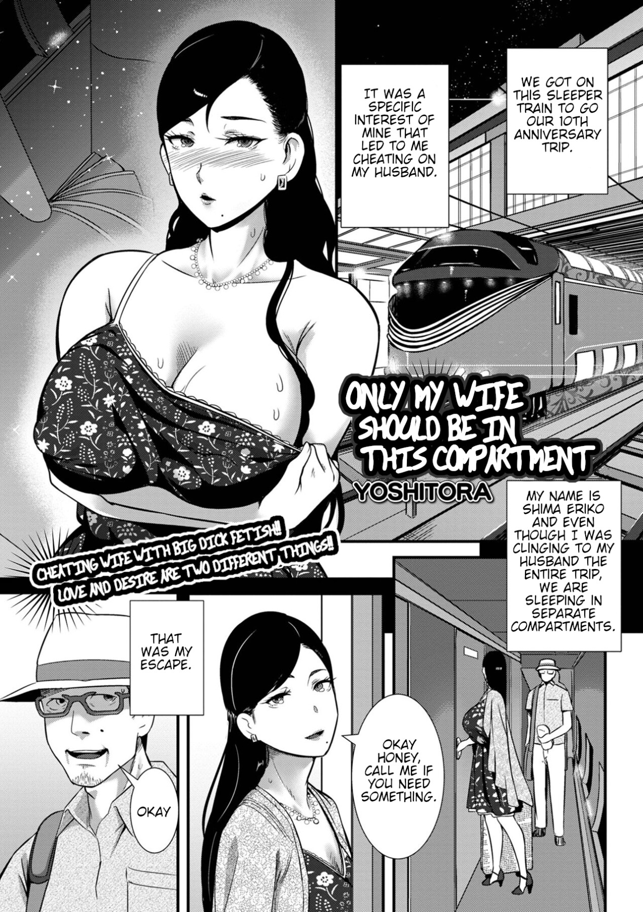 Hentai Manga Comic-Only My Wife Should Be In This Compartment-Read-1